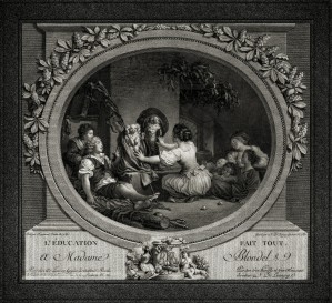LEducation Fait Tout A Madame Blondel by Jean-Honore Fragonard Old Masters Classical Art Reproduction